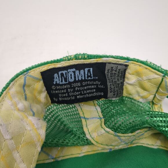 Corona Hecho En Mexico Trucker Hat Green One Size Adjustable Mesh Back Anoma - Picture 8 of 8